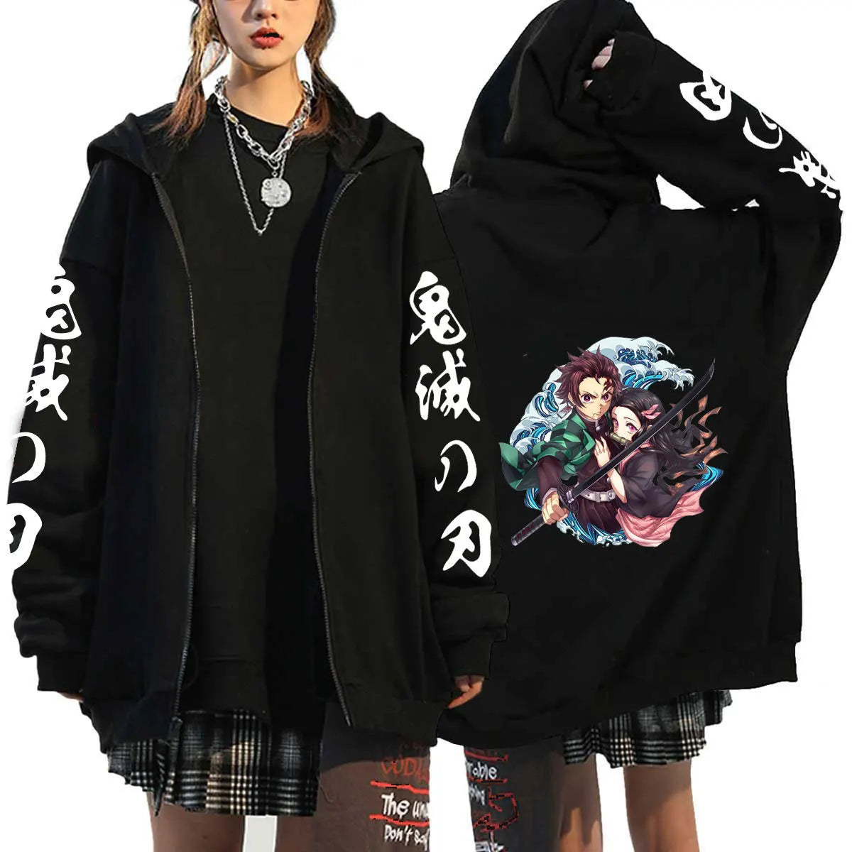 Demon Slayer Zip-up Hoodie