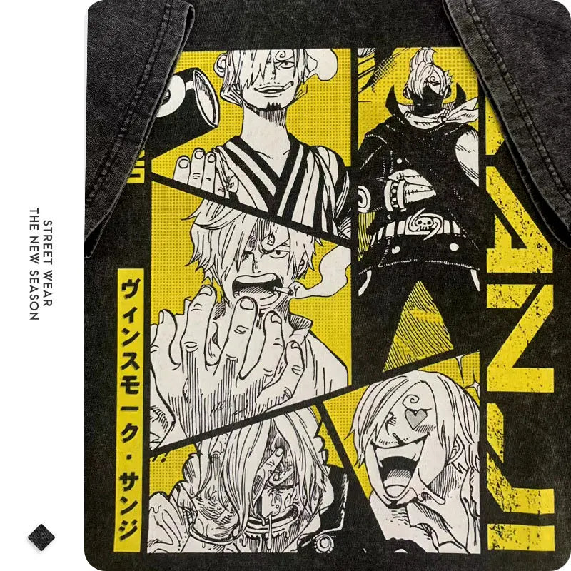 One Piece Vintage Graphic T-Shirts