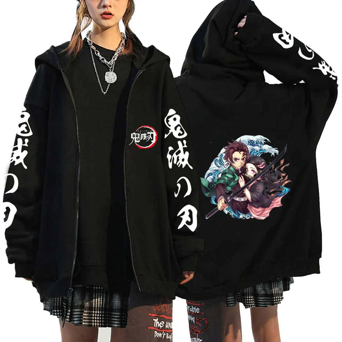 Demon Slayer Zip-up Hoodie