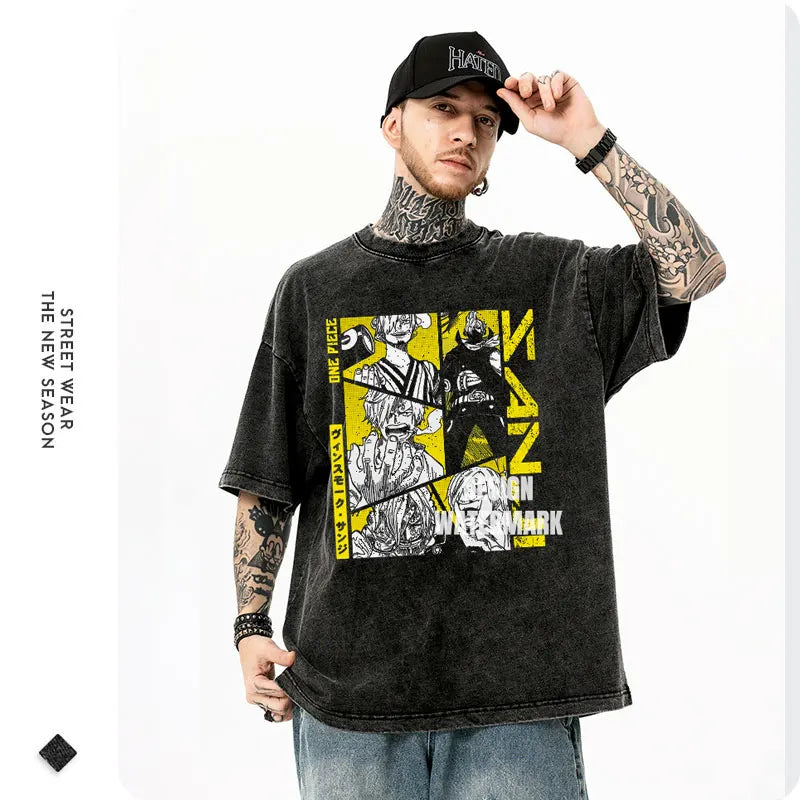 One Piece Vintage Graphic T-Shirts