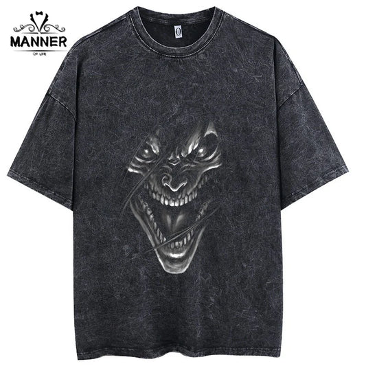 Attack on Titan Acid Wash T shirt