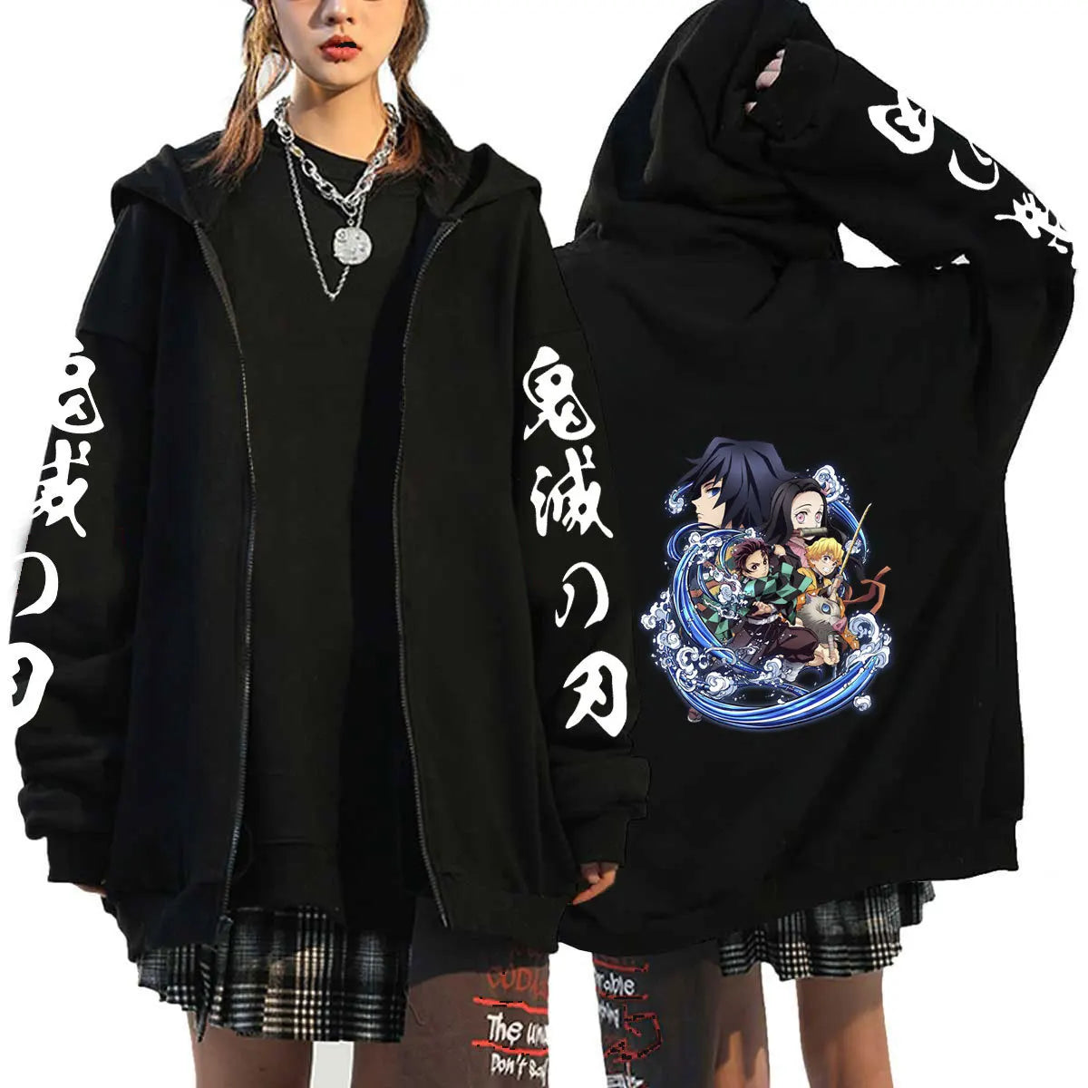 Demon Slayer Zip-up Hoodie