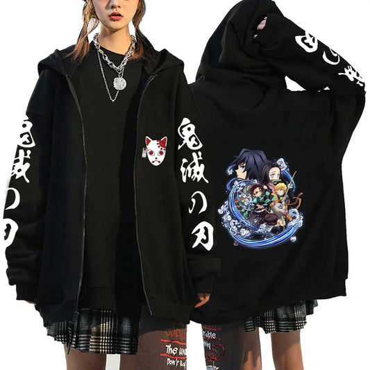 Demon Slayer Zip-up Hoodie